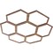 Ekena Millwork Florin Wood Fretwork Pierced Ceiling Medallion, Walnut, 22"OD x 9 3/8"ID x 1/4"T CMWP22X22X0250FOWA - alternate 4